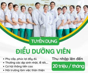 Momcare24h tuyển dụng điều dưỡng 2024